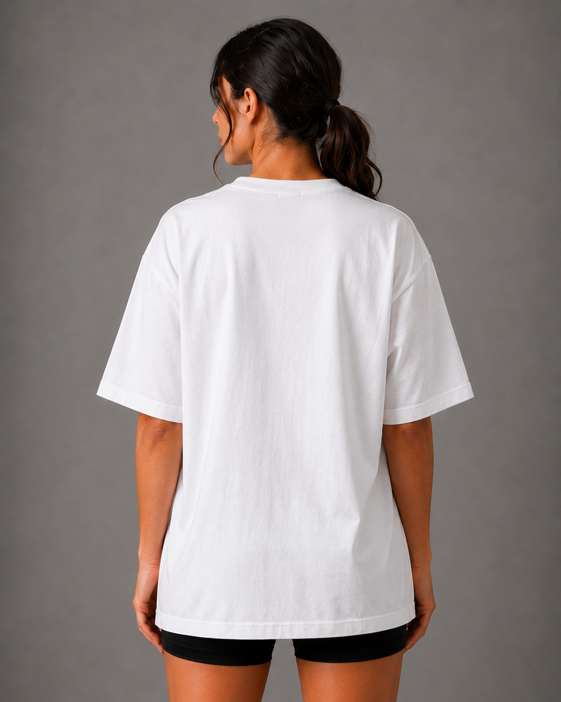 E1P Classic Tee White - Side View