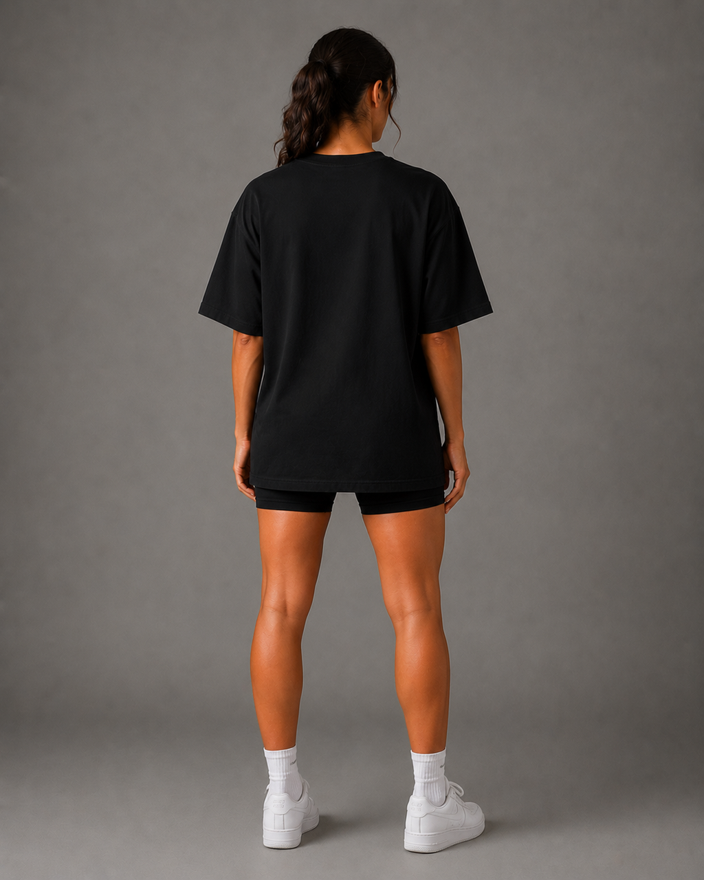 E1P Classic Tee Black - Detail View