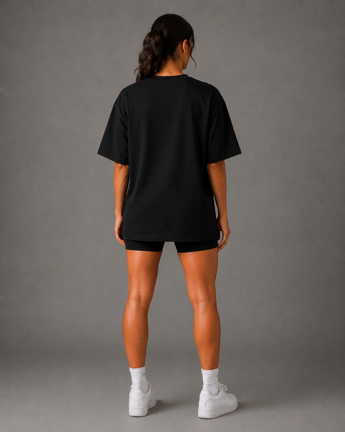 E1P Classic Tee Black - Detail View